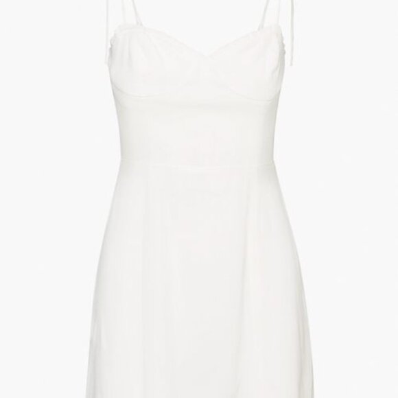 Aritzia Wilfred Fable Dress Sweetheart Bustier Mini Dress Size 0 - Picture 16 of 16